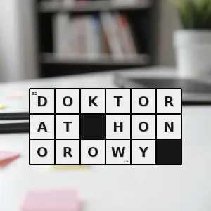 Hasło krzyżówkowe stopień naukowy który uczelnie nadają osobom szczególnie zasłużonym dla nauki - doktorat honorowy – rozwiązanie, synonimy, podpowiedzi i definicje krzyżówkowe